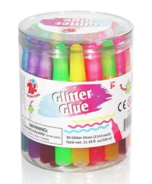The Best Crafts Washable Glitter Glue Pack of 30 - 11mL Each