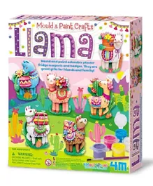 4M Mould & Paint Llama - Multicolour