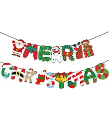 Highland Merry Christmas Banner Decorations