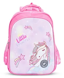 Eazy Kids Princess Unicorn School Bag Pink - 14 Inches