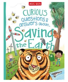 Miles Kelly Curious Q&A Saving The Earth Hardcover - English