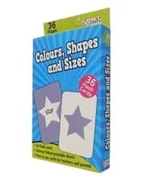 SAKHA Colours, Shapes & Sizes Flash Cards Board Game