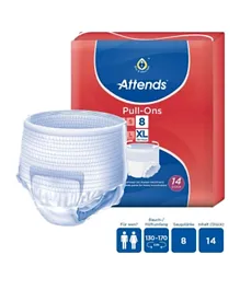 ATTENDS Pull Ons 8 Extra Large - Pack of 14