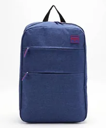 Aeropostale Aero Slim Logo Detail Backpack Blue - 6 Inch