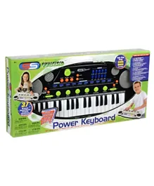 Supersonic Power Keyboard 37 Keys Battery Operated - Multicolor