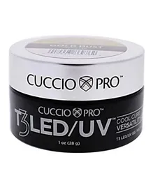 Cuccio Pro T3 Cool Cure Versatility Gel Gold Dust - 28g