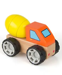 Iwood Wooden Small Vehicle Models Mixer - Multicolor