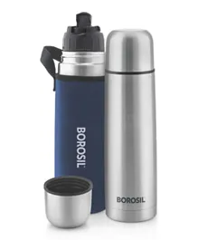 Borosil Vaccum Thermo Flask Blue  - 750mL