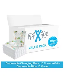 Pixie Combo of Changing Mat+ Bib - Value Pack of 2