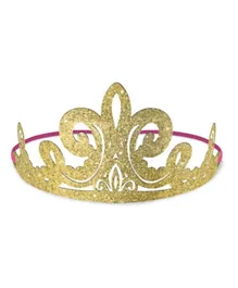 Party Centre Disney Princess Once Upon A Time Glitter Paper Tiaras - Pack of 8