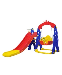 Little Angel Kids Toys Slide and Swing - Red