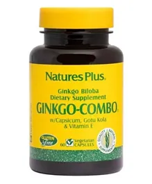 Natures Plus Ginkgo Combo Biloba Complex - 60 Capsules
