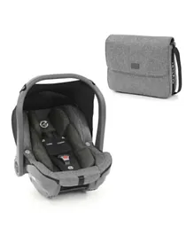 Oyster Kids Capsule I-size Infant Travel Car Seat + Diaper Changing Bag - Mercury