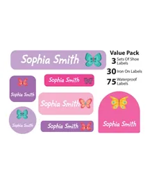 Ajooba My Labels Personalised Name Labels for Kids My Nursery Labels 002 - Pack of 108