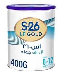 Wyeth Nutrition S26 Lactose-FreeGold Infant Formula Milk Tin - 400 grams