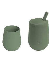EZPZ Tiny & Mini Straw Training Cup - Olive