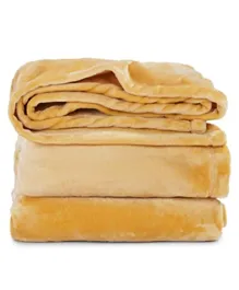 PAN Home Ultra Plush Blanket - Golden Yellow
