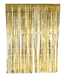 Talking Tables Glitterati Foil Curtain - Gold
