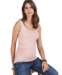 Mums & Bumps - Isabella Oliver Round Neck Maternity Tank Top - Pink