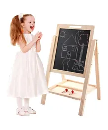 BAYBEE Wooden Foldable Double Side Writing & Drawing Board