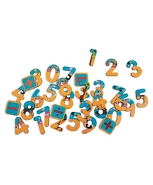 Scratch Europe Magnetic Safari 123 Numbers - 60 Pieces