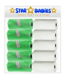 Star Babies Scented Bag Rolls Pack of 10 - 150 Bags