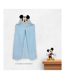 Disney Mickey Mouse Hooded Baby Blanket - Blue