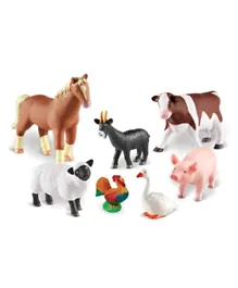 Learning Resources Jumbo Farm Animals - 7 Pieces
