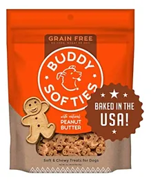 Buddy Biscuits Grain Free Chewy Treats with Peanut Butter - 5 Oz.