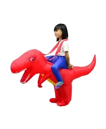 فاكتوري برايس - بدلة الديناصور النفخية أندرو للأطفال - أحمر