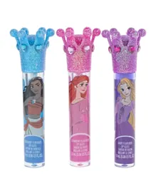 Townley Girl Disney Princess Crown Lip Gloss- 3 Pieces