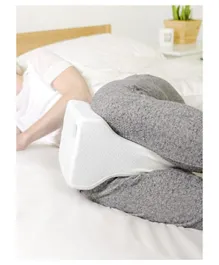 KallySleep Knee Pillow - White