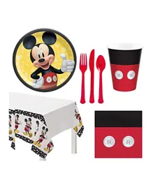 Party Centre Mickey Forever Tableware Party Supplies - 8 Guests