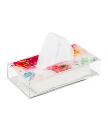 A'ish Home Floral Plexi Tissue Box