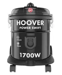 Hoover Power Swift Compact Tank Vac 15L 1700 W HT85-T0-ME - Black