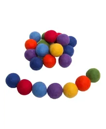 Papoose Rainbow Balls 49 pieces - Multicolor