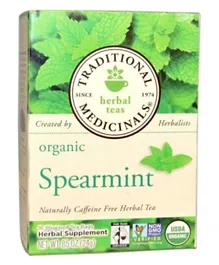 TRADITIONAL MEDS Spearmint - 16 Tea Bags