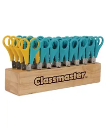 Eastpoint Wooden Block with Scissors   - 32 Pairs
