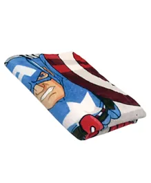 Marvel Kids Boys Flannel Blanket - Avengers - 1 Kg (240 GSM) - Premium Blanket