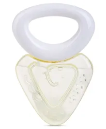 Pigeon Triangle Cooling Teether - Yellow