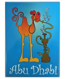 FLGT Hubble Camel Abu Dhabi Funky Painting Magnet - Pack of 2