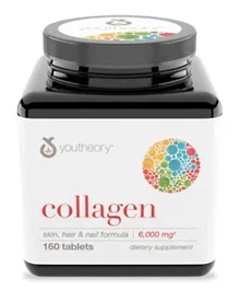 YOUTHEORY Collagen Dietary Supplement - 160 Tablets
