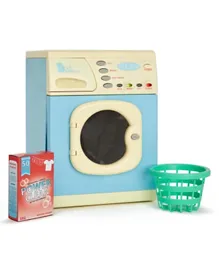 Casdon Electronic Washer Toy for Kids 3+, Realistic Pretend Play Washing Machine, Enhances Motor Skills, Dimensions 21.5x22x30cm