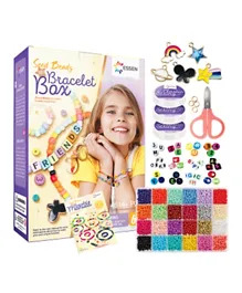 Essen Seed Beads and Alphabet Beads Jewellery Making Set - 4706 Pieces