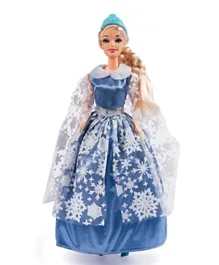 Princess Doll Snow Queen Doll - Blue