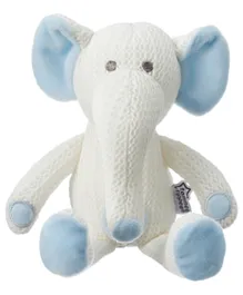 Tommee Tippe Breathable Toy Eddy The Elephant - White Blue