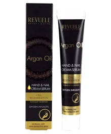Revuele Argan Oil Hand & Nail Cream-serum Cell Regeneration Oxygen Infusion - 50ml