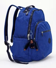 Kipling Seoul Sweet Blue C Large Backpack Blue  - 17.32 Inches