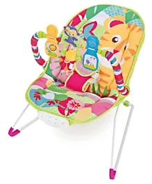 FitchBaby  Baby Bouncer with Hanging Toys - Multicolour