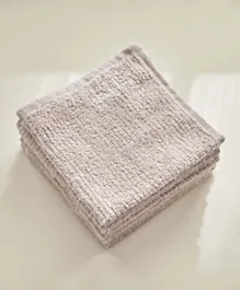 HomeBox Cloud Touch Zero Twist Cotton Face Towel Set - 6 Pieces